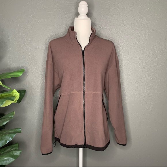PINK Victoria's Secret Jackets & Blazers - PINK Victoria’s Secret Fleece Full Zip Jacket